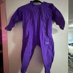 Splash Kids Purple One Piece Footie